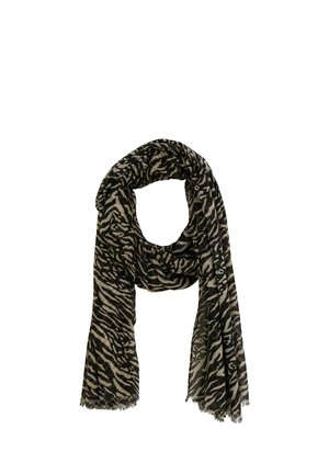 LONGUE IMPRIMÉ ZÉBRÉ - Bufanda - noir