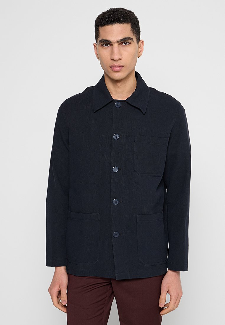 sandro Lichte jas donkerblauw