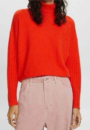 Strickpullover - orange