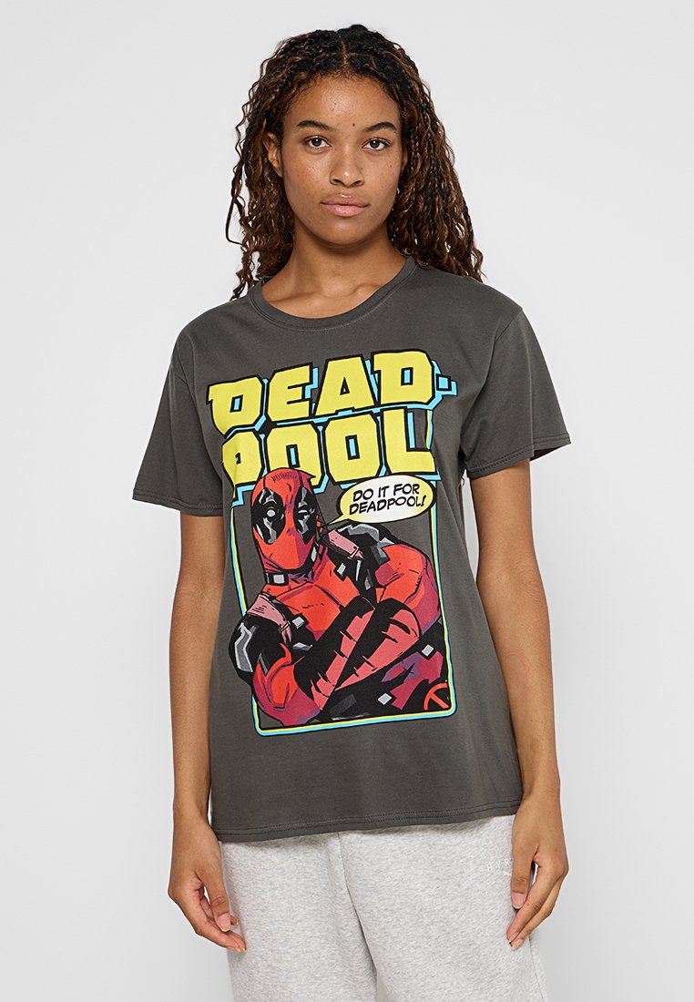 Marvel T-shirt print grijs