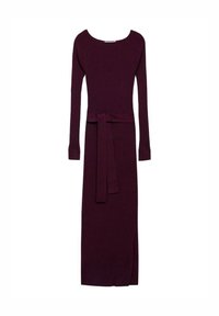 Mango Abito in maglia bordeaux