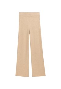 LENZING ECOVERO - Pantalones - light camel melange
