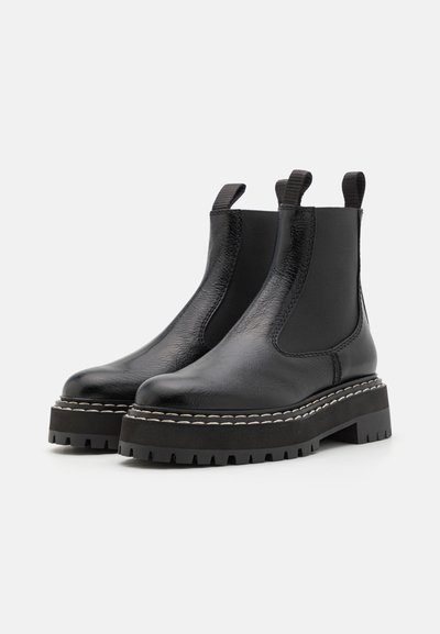 Proenza Schouler LUG SOLE CHELSEA BOOTS - Platform ankle boots - black