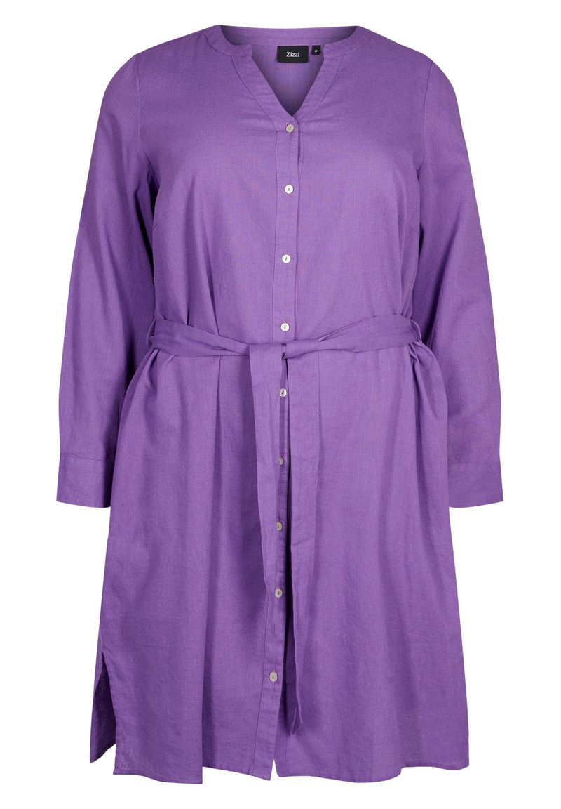 Zizzi MIT LANGEN ÄRMELN Jurk deep lavender/lila Zalando.be