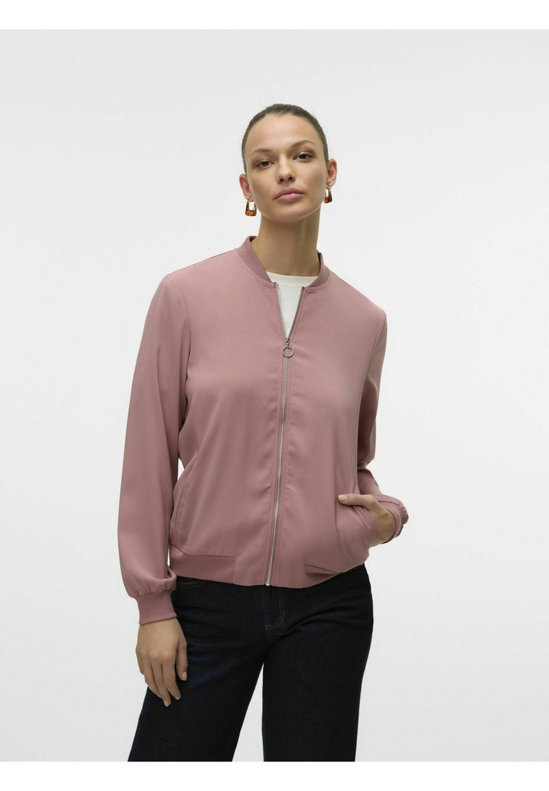 Vero Moda VMCOCO  - Bomber tipa jaka - nostalgia rose