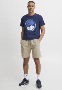 Blend BHSHORTS LINEN MIX CASUAL FIT - Treningo apatinė dalis - crockery