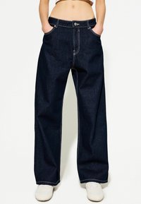 Bershka Trapezaste traperice - royal blue