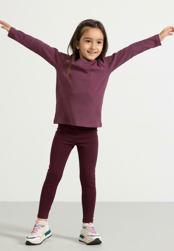 BRUSHED INSIDE SOLID - Leggings - Hosen - dark lilac