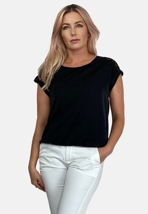 BOAT NECKLINE - Bluse - black