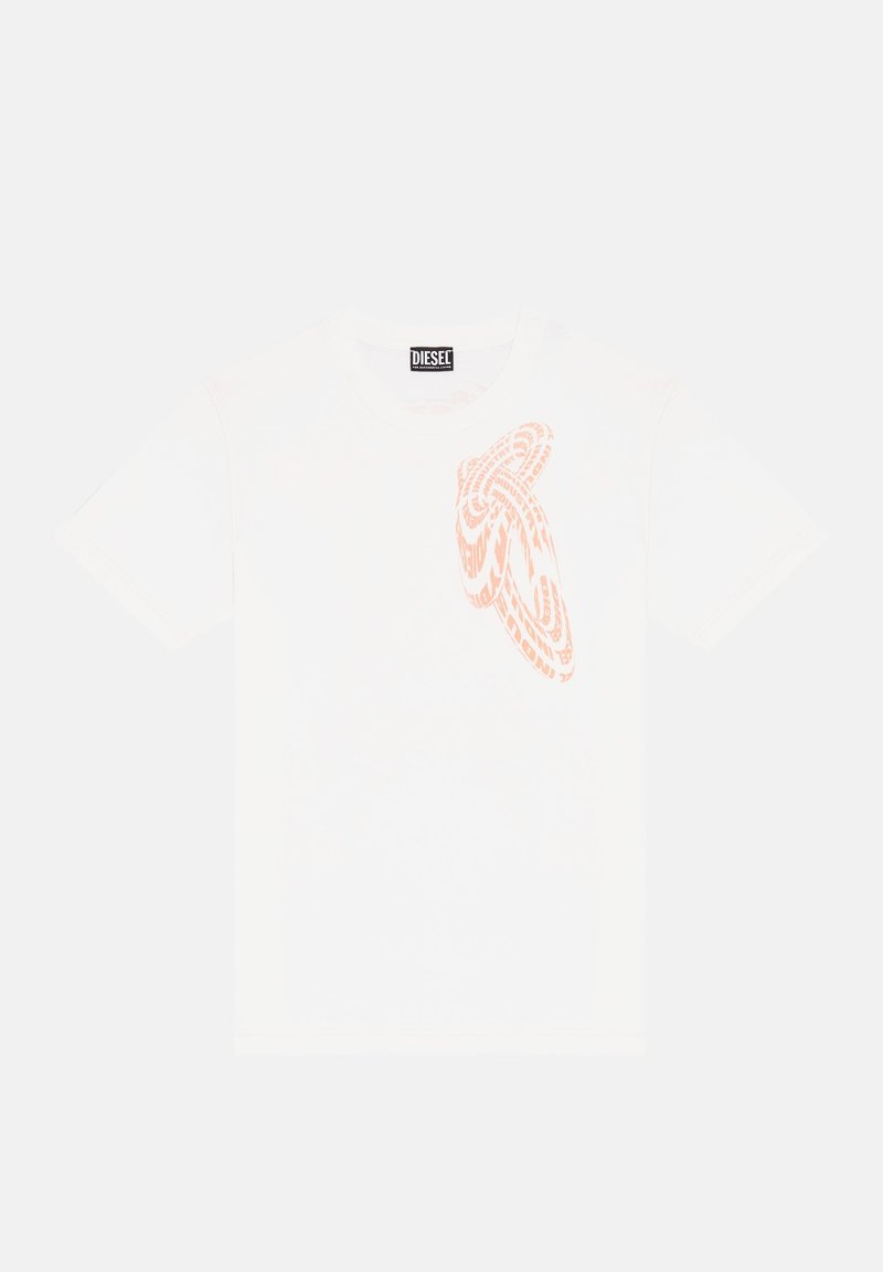 Diesel T-shirt print wit