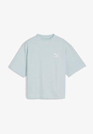 Puma MOCK NECK - Pamata T-krekls - turquoise surf