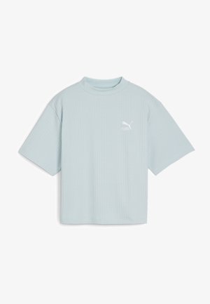 MOCK NECK - Pamata T-krekls - turquoise surf