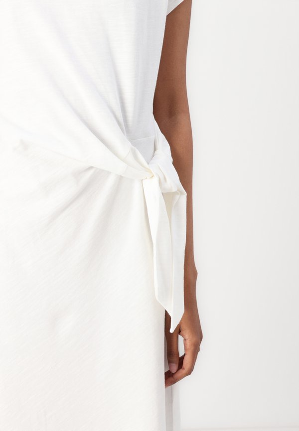 KNOT BOAT MIDI DRESS - Jersey dress - ecru3