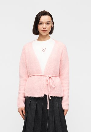 VMSORRENTO BELT CARDIGAN - Kardigán - pink dogwood