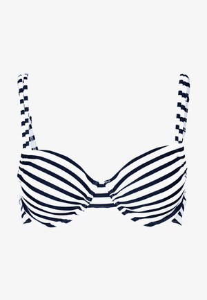Venice Beach WIRE TOP - Bikinitop - white/navy