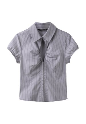 Stradivarius, SHORT SLEEVE CUT-OUT SHIRT - Blouse - multi-coloured
