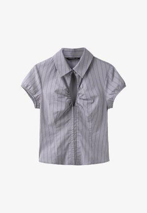 Stradivarius, SHORT SLEEVE CUT-OUT SHIRT - Blouse - multi-coloured