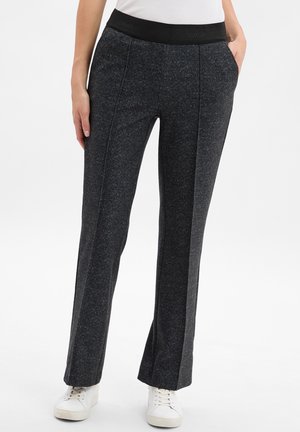 FLARED LUXURY - Pantaloni - anthrazit
