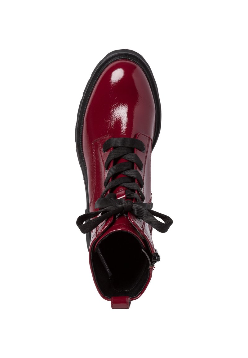 Damen Ankle Boots | Tamaris Plateaustiefelette dk scarlet pat/bordeaux - MJ45295 Damen Ankle Boots | Tamaris Plateaustiefelette dk scarlet pat/bordeaux - MJ45295