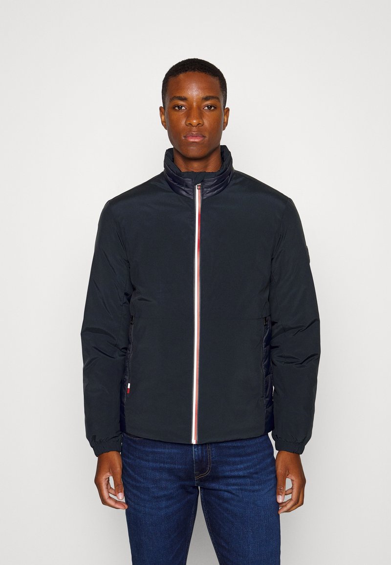 Tommy Hilfiger MIX MEDIA STAND COLLAR JACKET Winterjacke desert sky