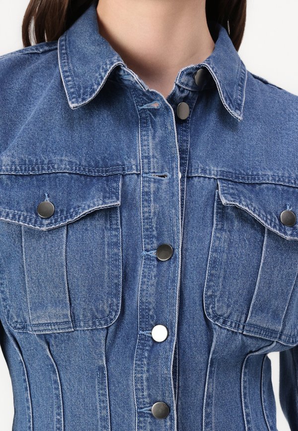 ANNELIESE SHIRT DRESS - Denim dress3