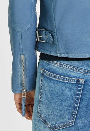 WFAIZA - Leather jacket - blue