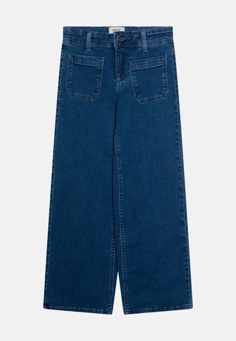 ONLY GIRLS KOGSYLVIE WIDE LEG FRONT POCKET  - Jean flare - medium blue denim