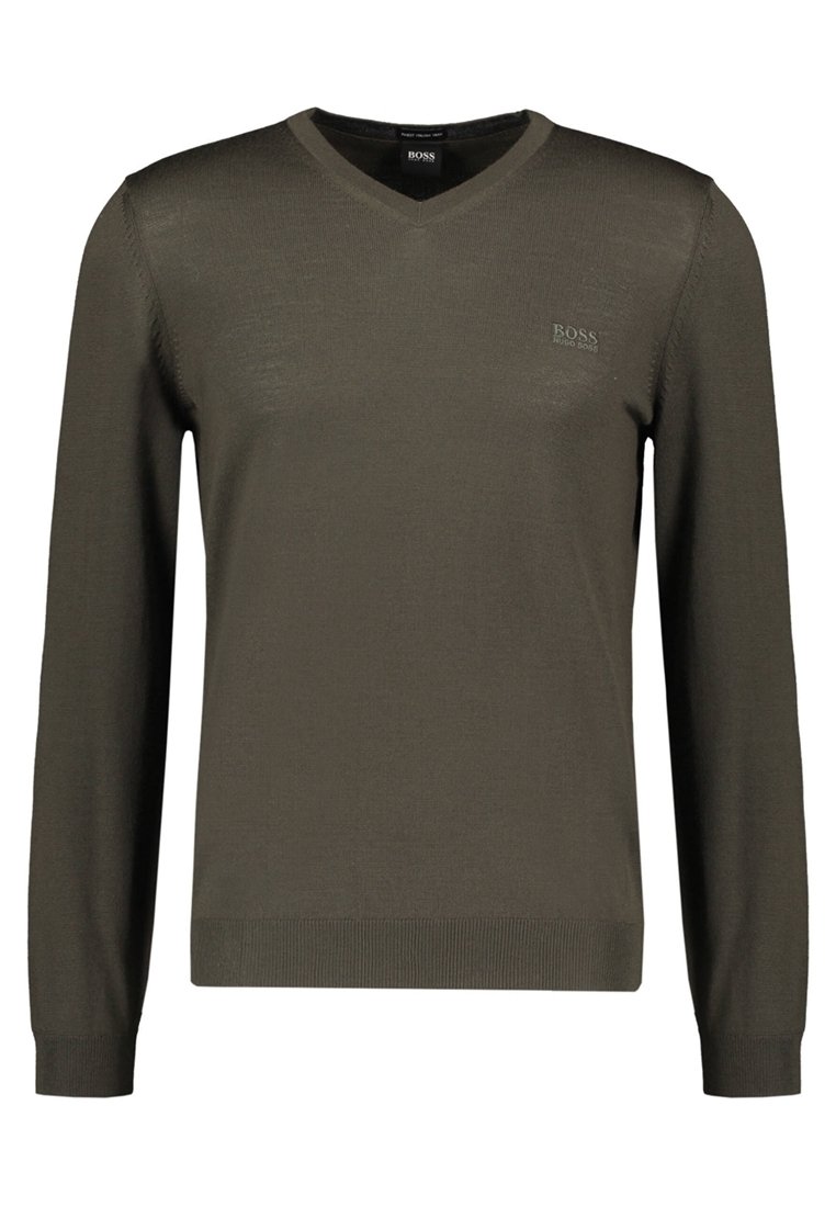 BOSS Stickad tröja - green
