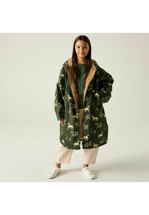 Regatta, REGATTA WATERPROOF CHANGING ROBES UNISEX - Regenjacke / wasserabweisende Jacke - dark khaki horses