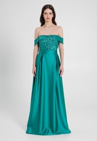 Vestito elegante - green plain