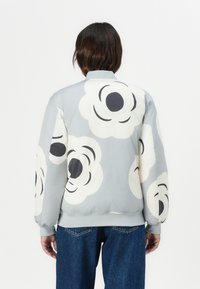 Marimekko BLOSSA TUMMA - Bomber stiliaus striukė - grey/off white/dark grey