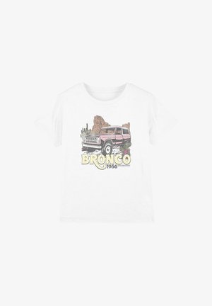 Ford, BRONCO DESERT - Print T-shirt - white