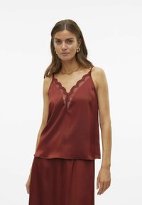 Vero Moda MOSIA  - Top - fired brick