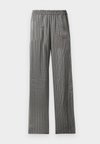 LOGO WIDE LEG PANT - Auduma bikses - grey