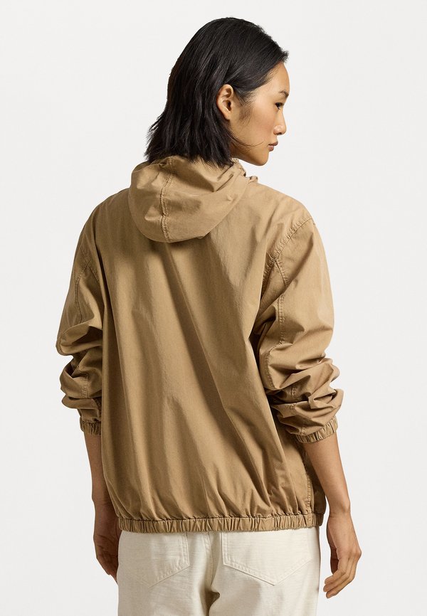 COTTON NYLON UNLINED WINDBREAKER - Windbreaker - cafe tan2