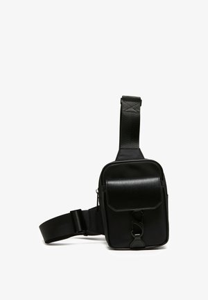 Sisley, BLACK CROSSBODY BAG - Cross body bag - black
