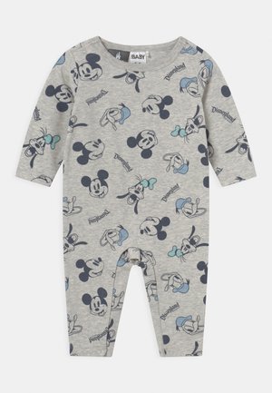 THE LONG SLEEVE SNAP ROMPER - Pigiama - mottled grey