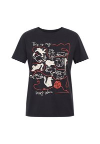Mavi KURZARM  - Print T-shirt - phantom