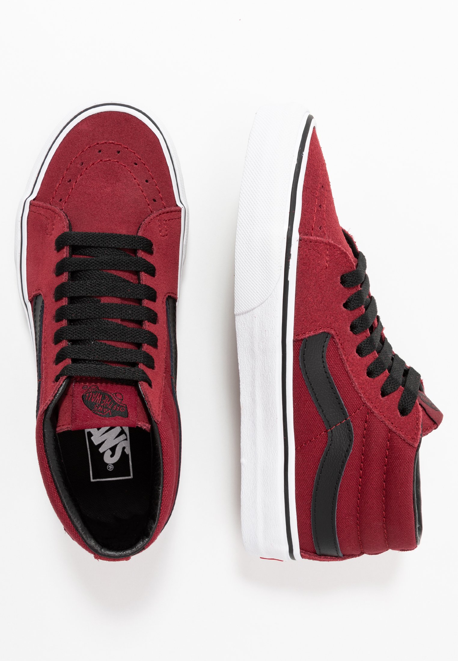 vans sk8 mid biking red