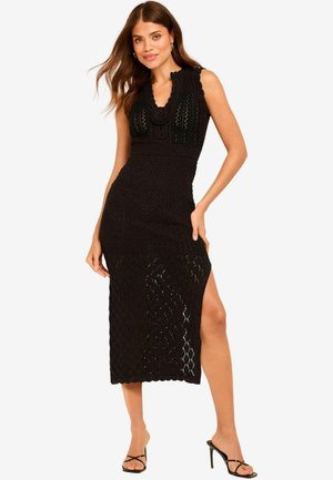 CORSAGE MIDI - Etuikjole - black