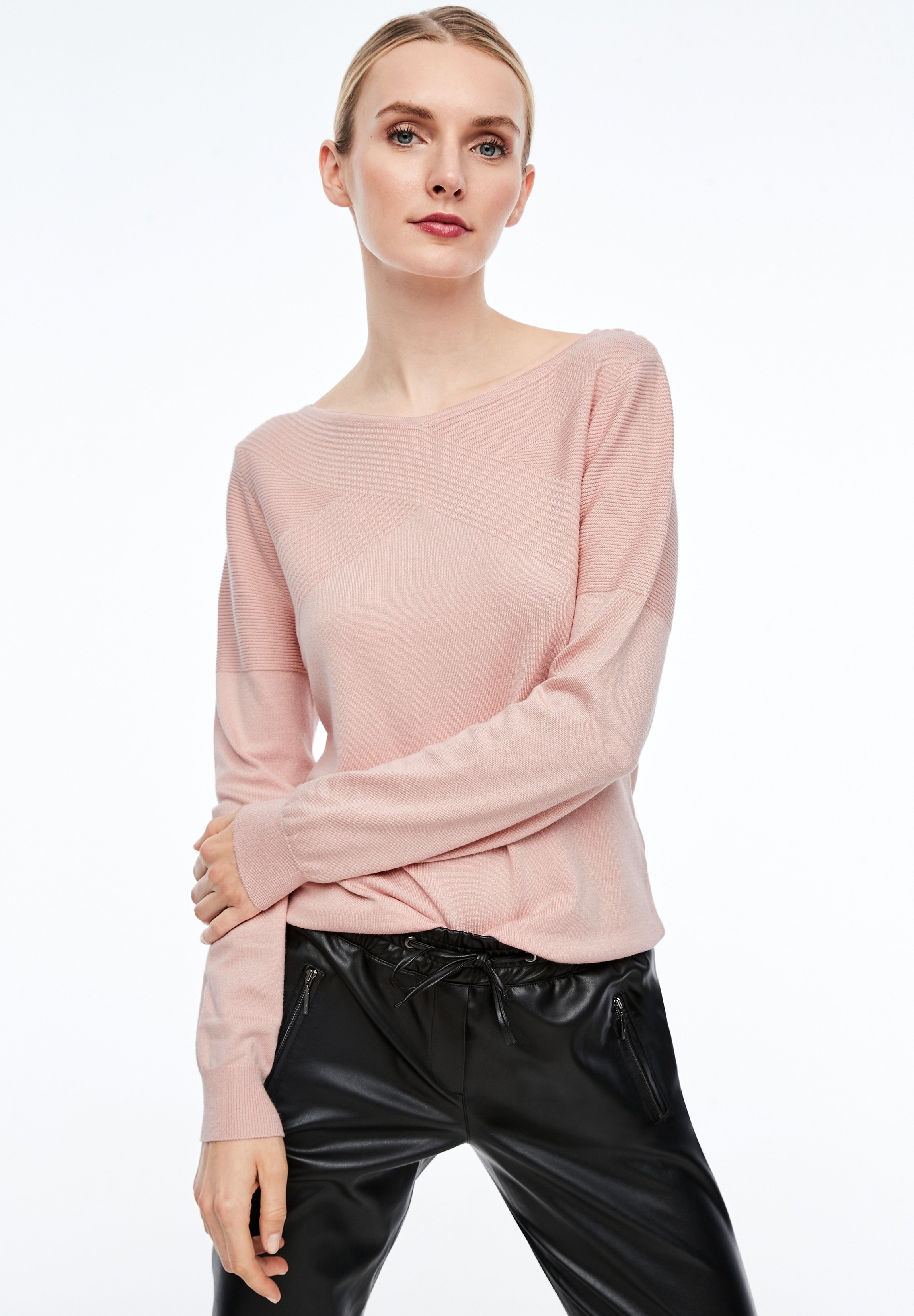 comma sweatshirt pink