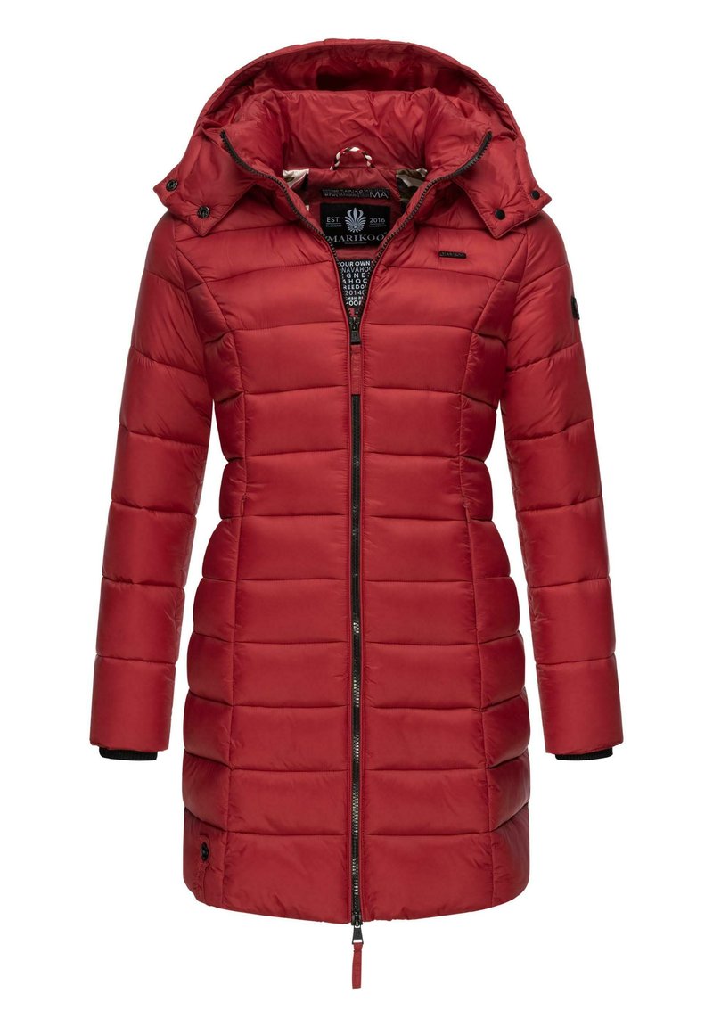 Marikoo STEPP ABENDSTERNCHEN Wintermantel dark red/dunkelrot