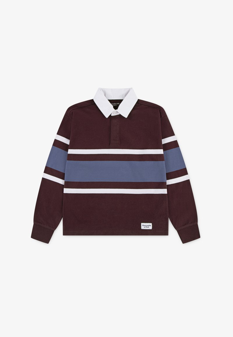 Abercrombie & Fitch LONG SLEEVE RUGBY - Poloshirt - fig