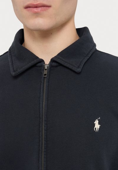 Polo Ralph Lauren LOOPBACK FLEECE JACKET - Zip-up sweatshirt - faded black