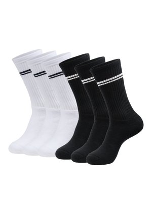 INLOUIS 6 PAAR - Calze - white black