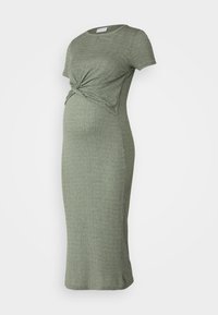 MLANLI JUNE MIDI DRESS  - Trikotaažkleit - smoke green