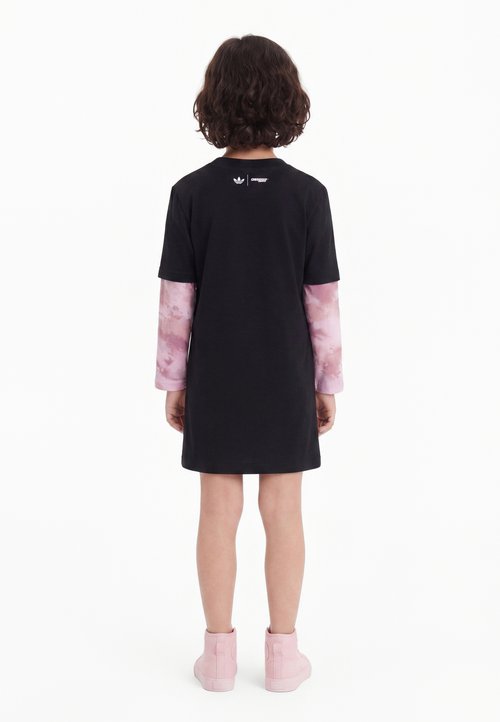 adidas CARE BEARS TEE DRESS KIDS - Jersey dress - black/mauve/orchid fusion/wonder orchid — foto 2