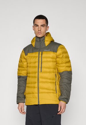 FALKETIND HOOD - Gewatteerde jas - golden palm
