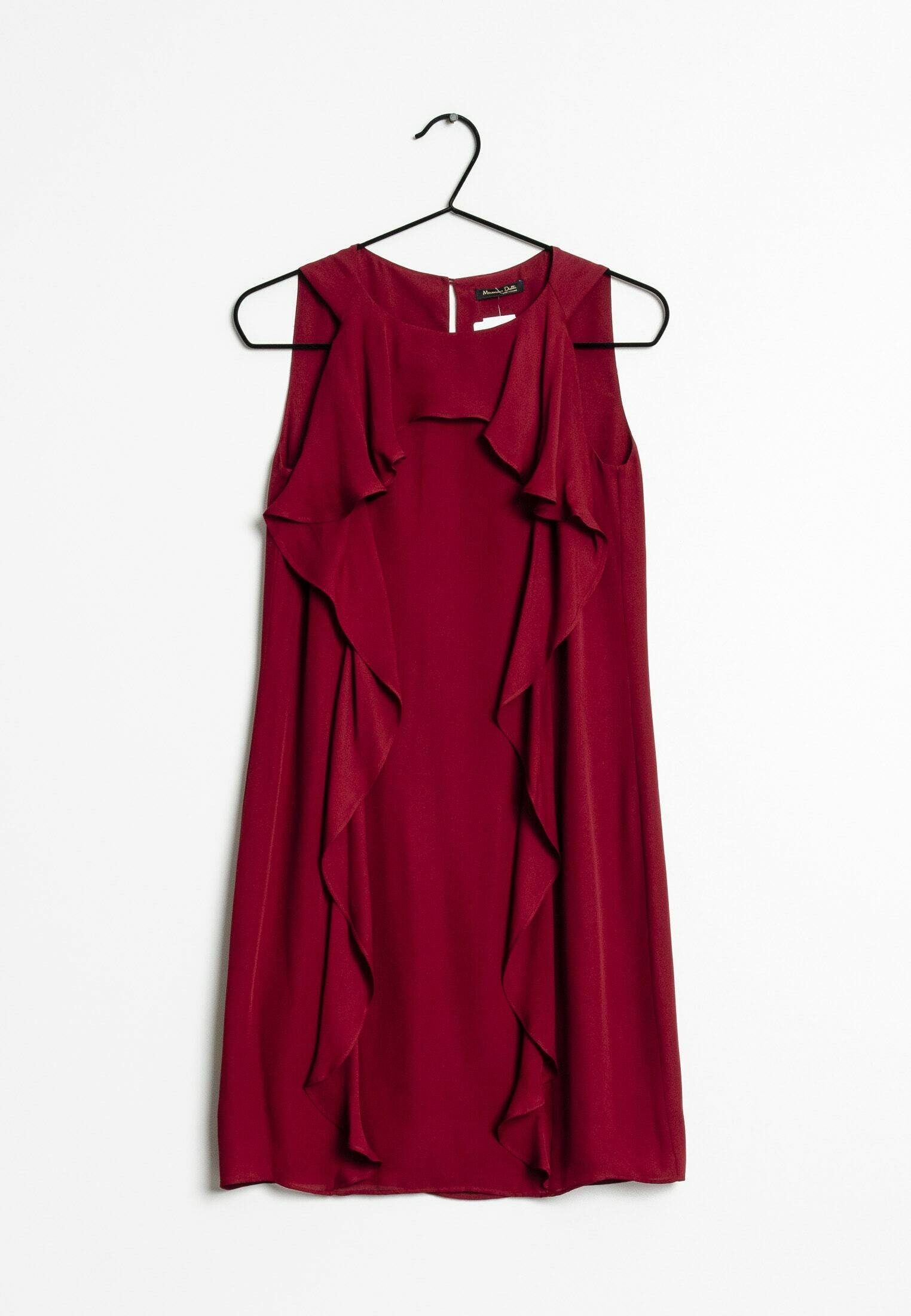 robe rouge massimo dutti