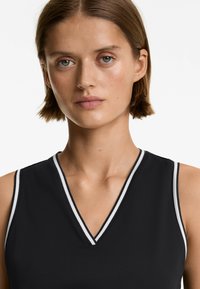 OYSHO SLEEVELESS V-NECK  - Top - black